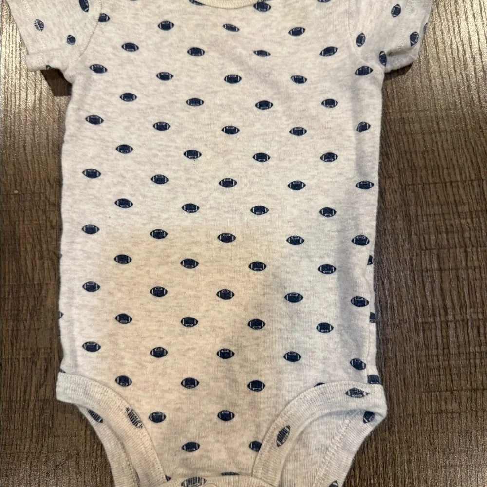 Carter's Gray, White, and Brown Kids Footies Set - Picture 2 of 6